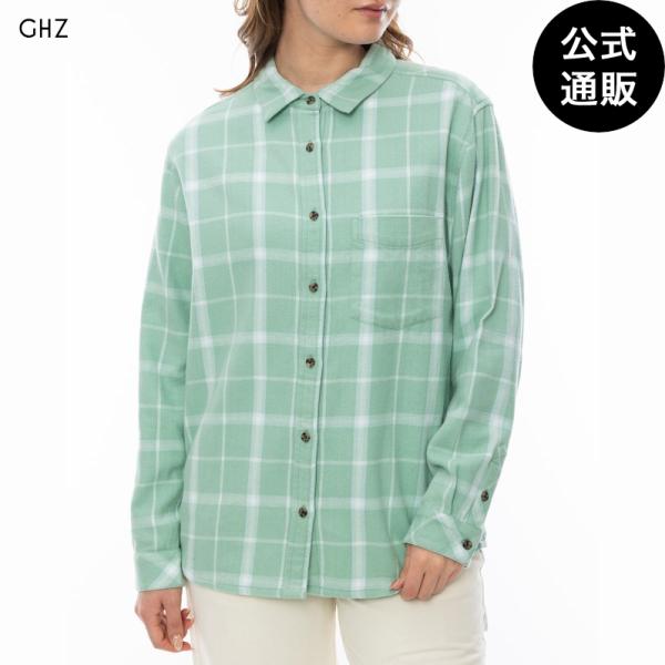 【1日＆3日-5日はボーナスストア+10％】OUTLET 送料無料 【公式】2024 売れ筋商品|||ルーカ レディース BREEZE FLANNEL 長袖シャツ WDR0 2024年秋冬モデル 全1色 RVCA 【1日＆3日-5日はボーナスストア+10％】OUTLET 送料無料