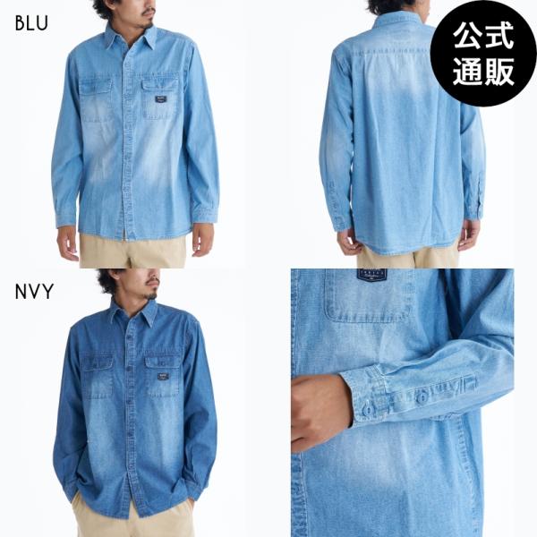 （1日-30日はボーナスストア+4%）OUTLET 送料無料（公式）ビラボン メンズ INDIGO COLLECTION DENIM SHIRTS 長袖シャツ 2025年春夏モデル 全2色