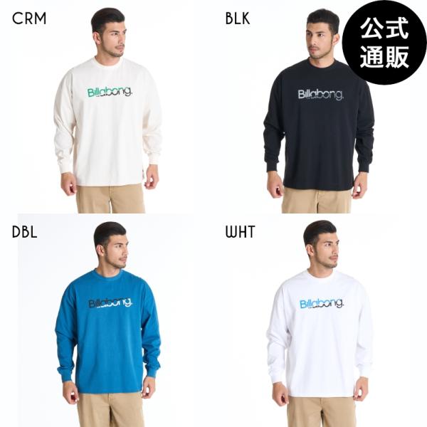 （14日-16日はボーナスストア+5%）OUTLET（公式）直営店限定 ビラボン メンズ スライスロゴ プリント ロンＴ 2025年秋冬モデル 全4色 S/M/L/XL