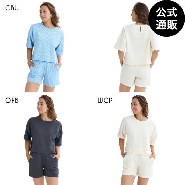 （14日-16日はボーナスストア+5%）OUTLET （公式）ビラボン レディース CHILLWEAR LIGHT SUCKER セットアップトップス 2025年夏モデル 全3色 M/L