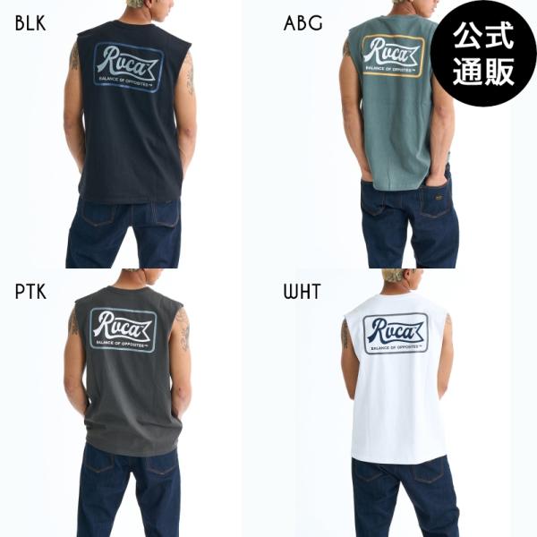 （14日-16日はボーナスストア+5%）OUTLET （公式）ルーカ メンズ PEN SCRIPT TT タンクトップ 2025年春夏モデル 全4色 S/M/L/XL rvca
