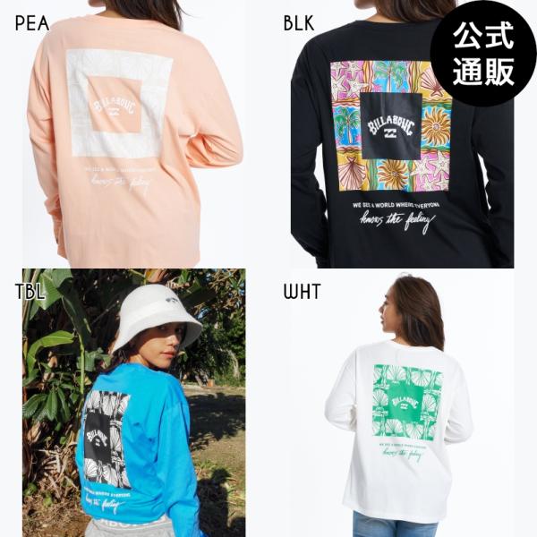 OUTLET （1日-30日はボーナスストア+4%）（公式）ビラボン ウィメンズ SQUARE LOGO BOY FIT ロンT 2026年春夏モデル 全4色 M/L BILLABONG