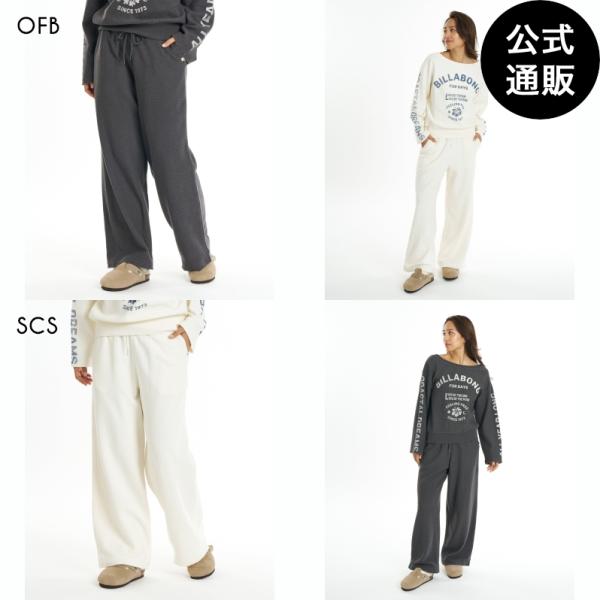 （1日-30日はボーナスストア+4%）（公式）ビラボン ウィメンズ W FACE WIDE LONG PANTS セットアップ ロングパンツ  2026年秋冬モデル  全2色 M/L BILLABONG