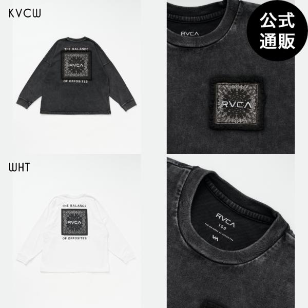 （1日-30日はボーナスストア+4%）（公式）ルーカ キッズ BANDANA BALANCE CRAST LT ロンT  2026年秋冬モデル  全2色 130/140/150/160 rvca
