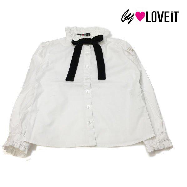 By Loveit バイラビット 子供服 21春 リボンタイつきスタンドカラーフリルブラウス By ビリーザキッド 通販 Yahoo ショッピング