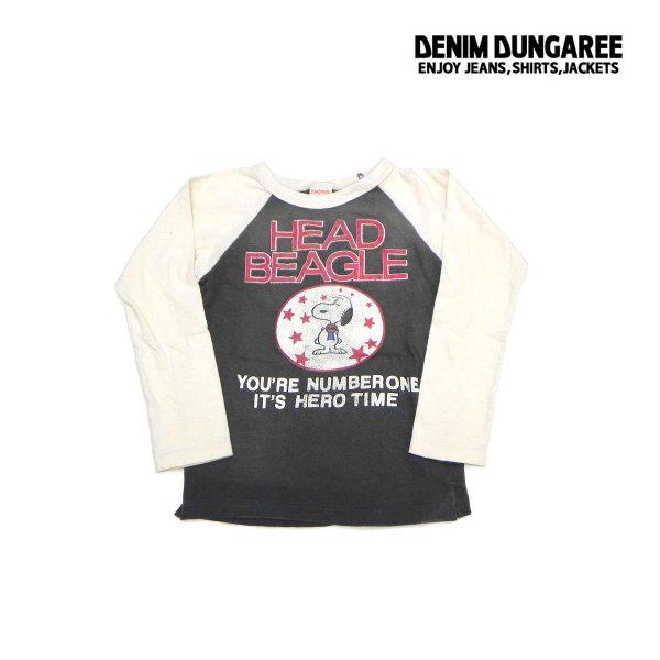 Denim Dungaree デニムアンドダンガリー 子供服 17秋冬 ビンテージテンジク Snoopy Hero Tシャツ 130cm 140cm Ddb ビリーザキッド 通販 Yahoo ショッピング