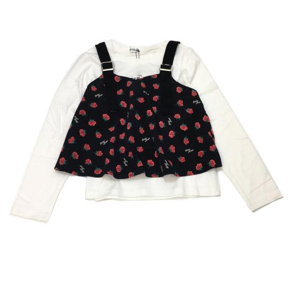 60 Off セール 返品 交換不可 Sister Jenni シスタージェニィ 子供服 秋冬 ローズ柄キャミ ロゴロンtセット Je ビリーザキッド 通販 Yahoo ショッピング