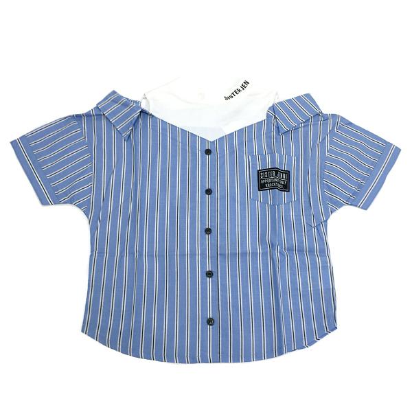 60 Off セール 返品 交換不可 Sister Jenni シスタージェニィ 子供服 21春夏 肩あきレイヤード風シャツ Je ビリーザキッド 通販 Yahoo ショッピング