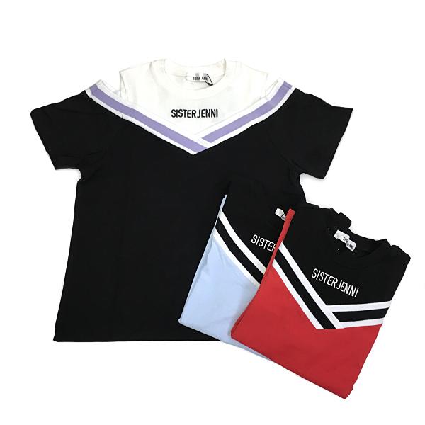 60 Off セール 返品 交換不可 Sister Jenni シスタージェニィ 子供服 21春夏 センターロゴ肩あきtシャツ Je ビリーザキッド 通販 Yahoo ショッピング