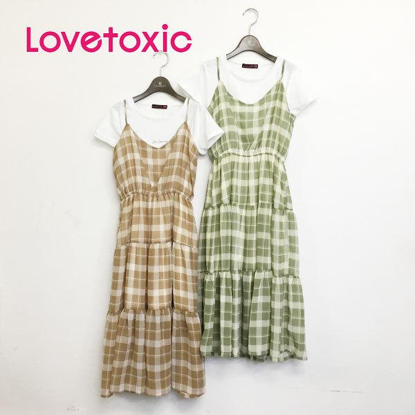 セール 返品 交換不可 Lovetoxic ラブトキシック 子供服 チェックワンピース Tシャツセット Lt ビリーザキッド 通販 Yahoo ショッピング