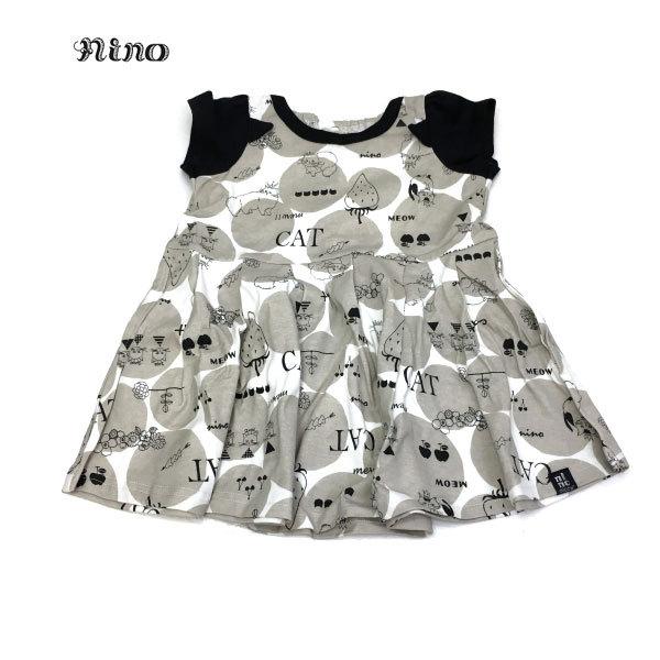 Nino ニノ 子供服 21春夏 オリジナルねこドットptワンピース 90cm 1cm Nino ビリーザキッド 通販 Yahoo ショッピング
