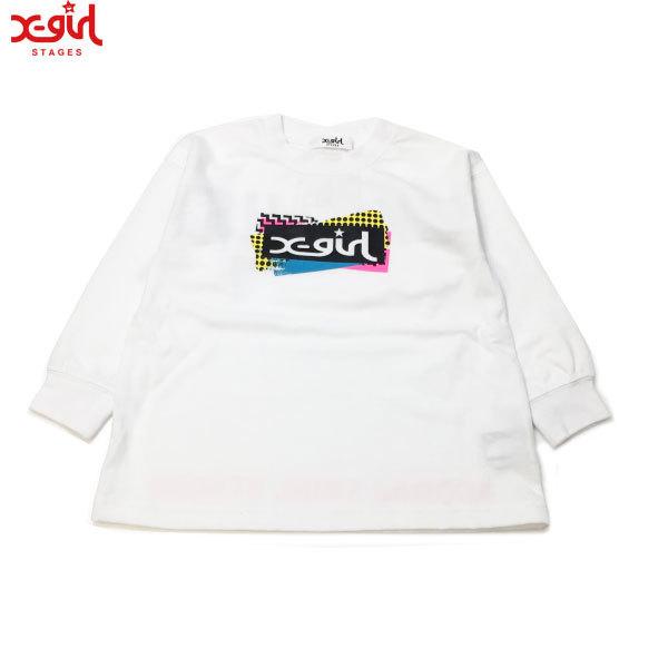 40 Off セール 返品 交換不可 X Girl Stages エックスガールステージス 子供服 秋冬 デザインボックスロゴ長袖tシャツ Xg944 ビリーザキッド 通販 Yahoo ショッピング