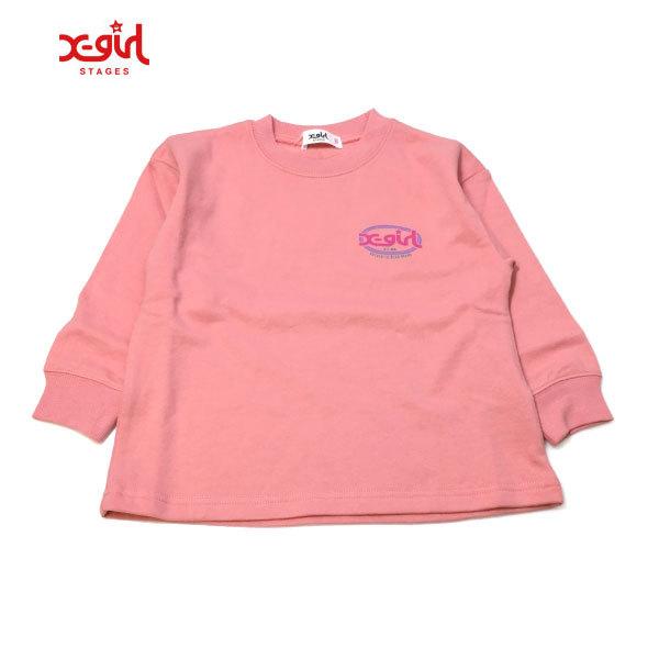 40 Off セール 返品 交換不可 X Girl Stages エックスガールステージス 子供服 秋冬 バックプリント裏毛トレーナー Xg ビリーザキッド 通販 Yahoo ショッピング
