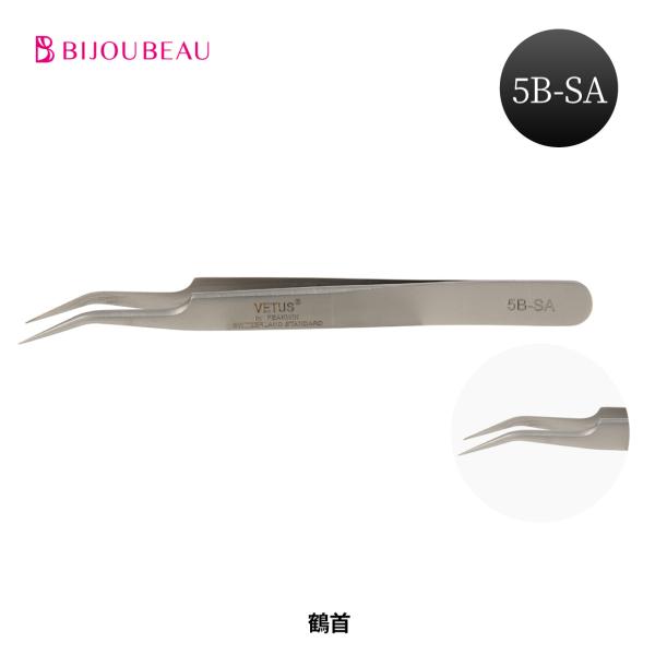 【サイズ】長さ115mm/重さ14g【商品特徴】・施術しやすいツル首型・えぐれ部分がくぼみのある目元にフィット・高精度／高品質／静電気／酸化／腐食防止加工済・マットな質感【注意事項】輸入品のため、商品サイズには若干の個体差がございます。