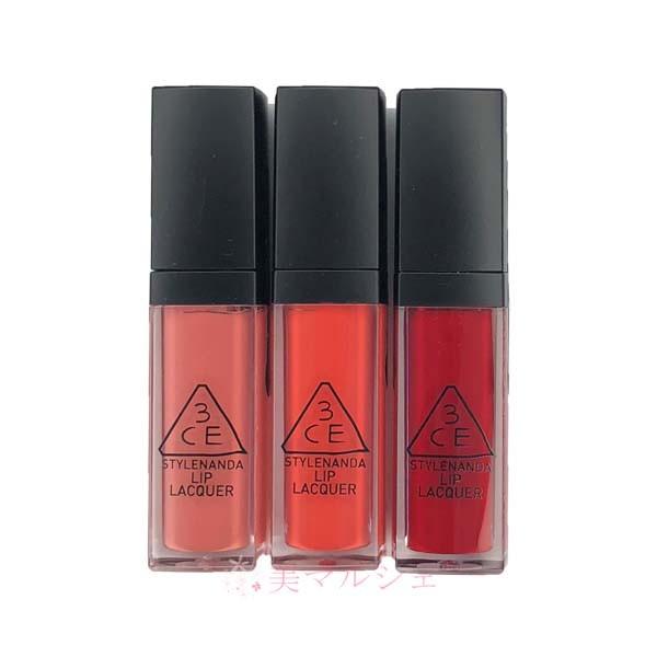 3ce スタイルナンダ ミニリップラッカーキット Red Attitude 4 5g 3本 3ce Mllk 美マルシェ 通販 Yahoo ショッピング