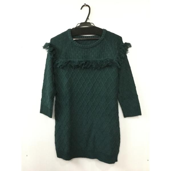 深みどり ニットチュニック