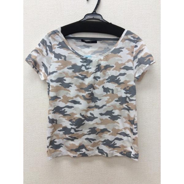 マカフィー　マカフィー ベージュ×グレー カモフラTシャツ サイズ1