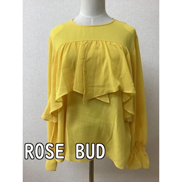 鮮やかなイエローのブラウス サイズF