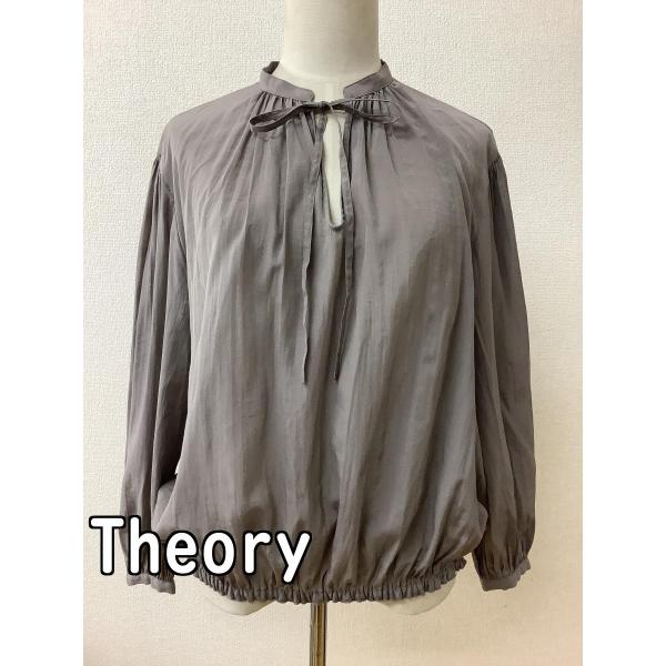 モカ茶 プルオーバーブラウス サイズ038