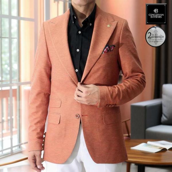 JOURNAL STANDARD オレンジ テーラードジャケット　セットアップ JOURNAL STANDARD オレンジ テーラードジャケット セットアップ