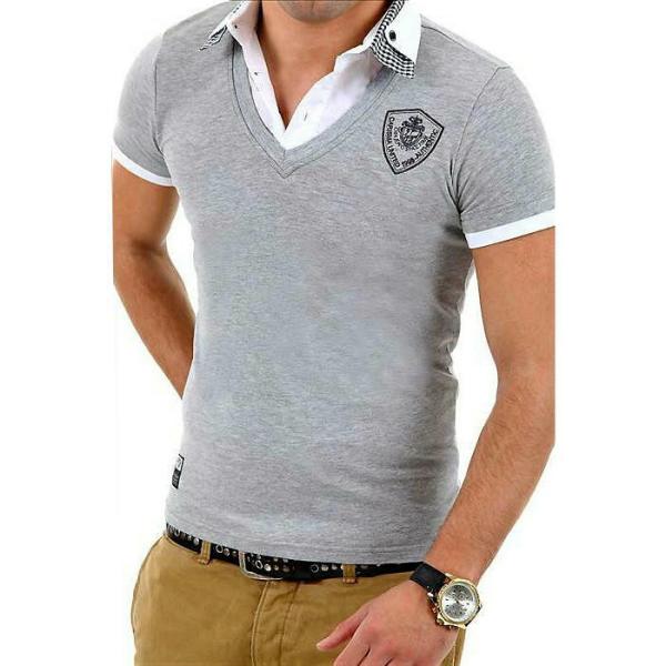 半袖シャツ 重ね着風 ｖネック メンズ グレー Buyee Buyee 提供一站式最全面最專業現地yahoo Japan拍賣代bid代拍代購服務 Bot Online