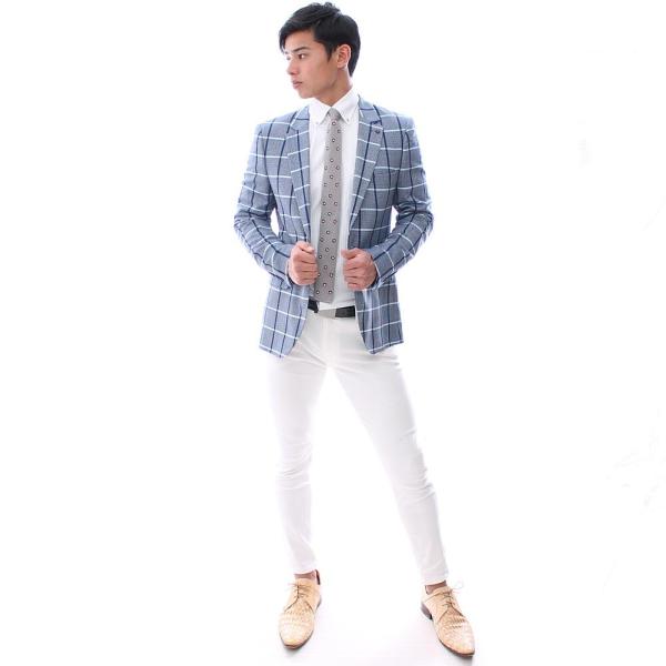 テーラードジャケット メンズ ネイビー 紺 ブレザー チェック 春秋 ビジネス ジャケット ジャケパン Xxxlまで 大きいサイズも入荷 Buyee Buyee Japanese Proxy Service Buy From Japan Bot Online
