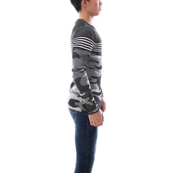 薄手のニット セーター メンズ 迷彩 ボーダー編み タイト 薄地 クルーネック コットンセーター 春 秋 冬 Buyee Buyee Japanese Proxy Service Buy From Japan Bot Online