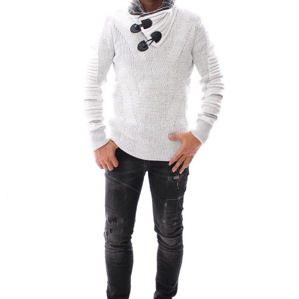 ハイネック ニット セーター メンズ 白 グレー 黒 ローゲージ 厚手 冬 大きいサイズ も入荷 Buyee Buyee Japanese Proxy Service Buy From Japan Bot Online