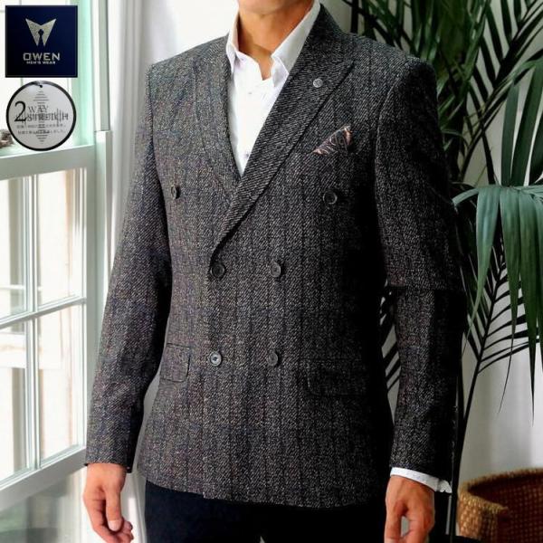 BPN ストライプ テーラードジャケット 黒 ピンストライプ テーラードジャケット｜PINSTRIPE TAILORED JACKETの