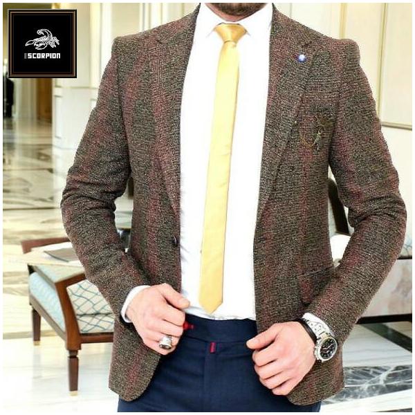 テーラードジャケット ブレザー メンズ チェック ブラウン 茶 ビジネス ジャケパン 一つボタン 細身 タイト シルエット Buyee Buyee 提供一站式最全面最專業現地yahoo Japan拍賣代bid代拍代購服務 Bot Online