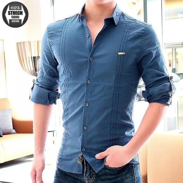 の*ち様 【正規品】STONE  デニムブルー ボタンアップシャツ 178421608_o3.jpg?