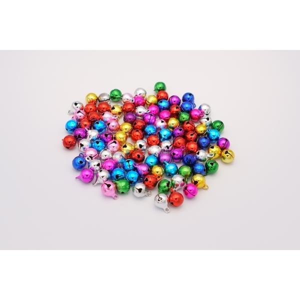 送料無料 桜鈴 600個17mm 7色ミックス 鈴 ハンドメイド 手芸用