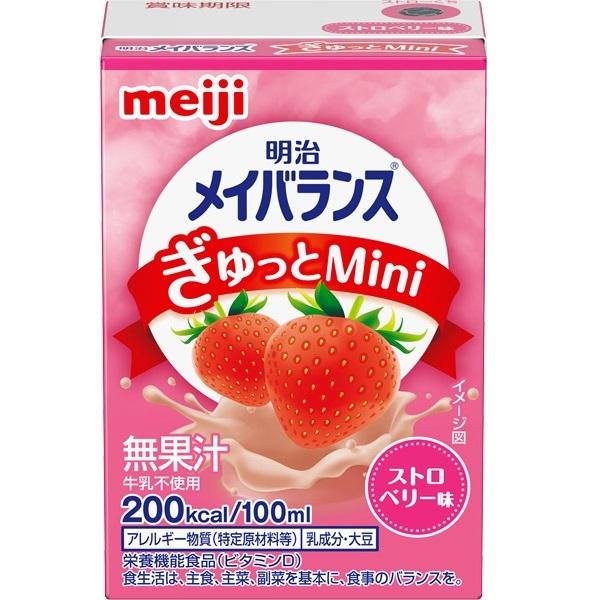 明治（meiji） メイバランスぎゅっとMini ストロベリー味 / 100mL
