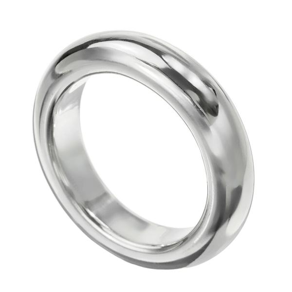 ボリューム甲丸リング メンズ レディース 指輪 シルバー925 厚め 太め ぽってり 幅5.5mm 厚み3.5mm 9号 11号 13号 15号 17号 19号 21号 23号 シンプル 男女兼用