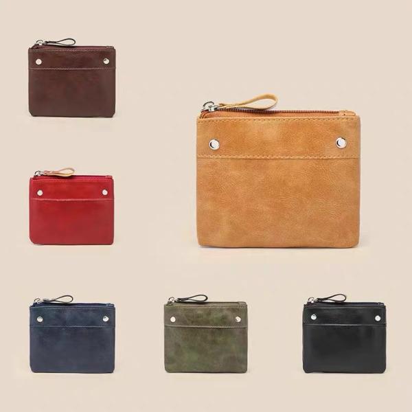 極小 小銭入れ コインケース ミニ財布 スクエア型 コンパクト 使いやすい 財布  小さい 薄型 ファスナー ビジネス ギフト プレゼント 小さい財布