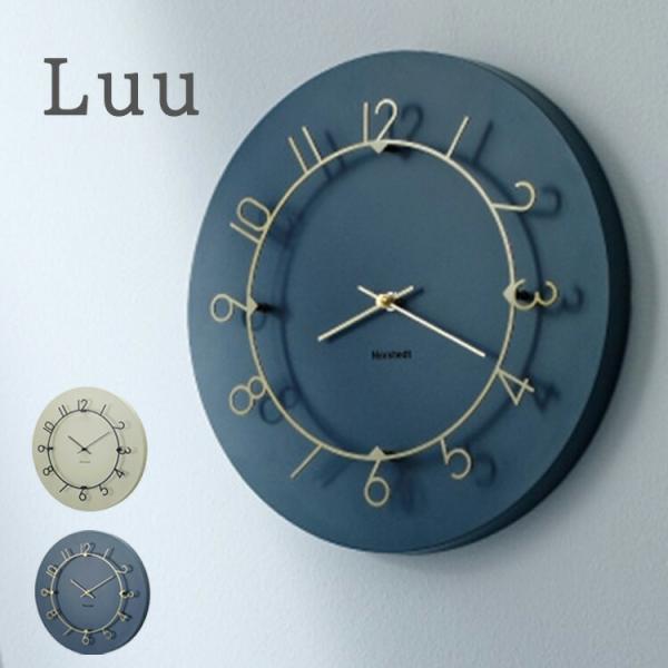 クーポン発行中 INTERFORM インターフォルム Luu ルウ ウォールクロック CL-4317 ワントーン ミニマル 壁掛け時計 掛け時計 インテリア