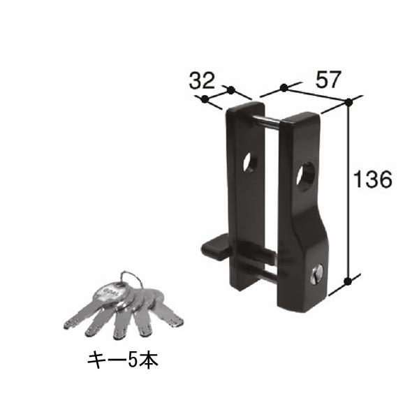 三協立山アルミ レバーハンドル錠用 シリンダー サムターン GOAL CRM PKT2310 勝手口ドア アペックス アルジュＲ
