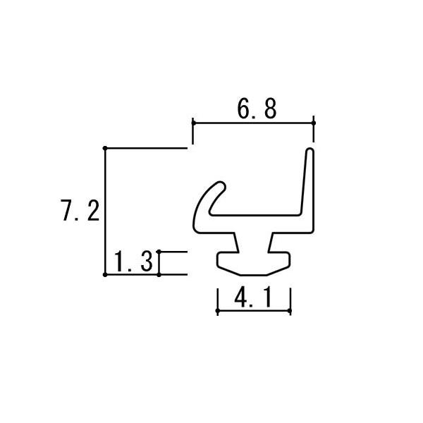 三協アルミ 補修部品 パッキン 気密材 WD1203 玄関ドア 浴室ドア 勝手口ドア WD1203バイオープラス 通販 Yahoo