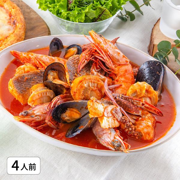 ぐつぐつ煮込むほどに溢れ出る魚介の旨味は、爽やかで濃厚なトマトスープとの相性抜群トマト魚介鍋セット ズッパ ディ ペシェ[2人前]「ズッパ・ディ・ペシェ」は、 魚介類が豊富に獲れるナポリの街で定番の伝統料理です。当店では、渡り蟹や帆立、有頭...