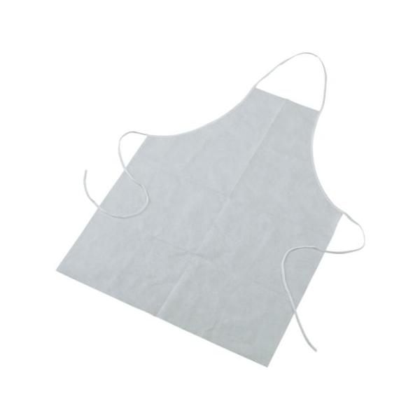 看護、介護用品 病院関連商品 手袋・ウェア　マスク、防護メガネ●表面コートしているので、油や砂、ホコリの浸透を防ぎます。●焼却処分しても有害ガスが発生しません。●水回り・油汚れの作業に。■仕様●色：ホワイト●着丈（cm）：90●幅（cm）：...