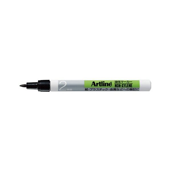 シヤチハタ アートライン油性マーカー 1.0mm アルコール系インキ(インク色:黒) K-700 1本