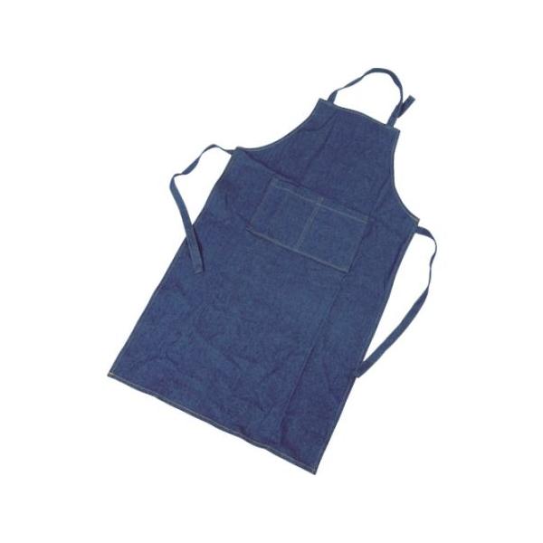 看護、介護用品 病院関連商品 手袋・ウェア　マスク、防護メガネ●丈夫なジーンズ生地を使用しています。●磨き作業、バリ取り作業など。●色：ブルー●着丈（cm）：110●幅（cm）：66●厚さ（mm）：0.9●サイズ：フリー●13オンスジーンズ...