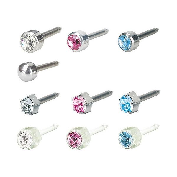 オカダ医材 ブロムダール 医療用ピアス（11-301用） 12-1210-00  規格：プレーン（丸型） 入数：1ペア 専用器具が無いと装着できません