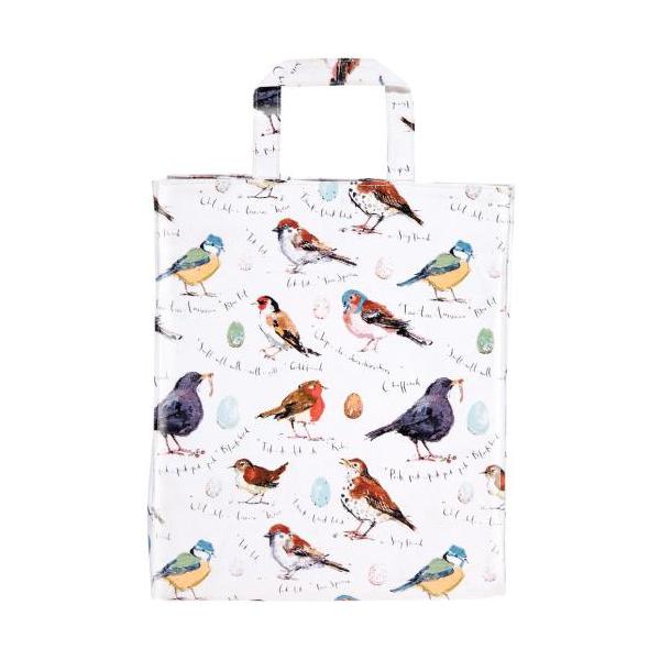 北アイルランドの老舗メーカー「Ulster Weavers社」の可愛い小鳥のバッグです。ＰＶＣ加工で雨の日も安心。英国の野鳥たちがモチーフのBird-songプリントは、世界中で愛されているデザインです。【鳥モチーフ・雑貨・グッズ・バッグ・...