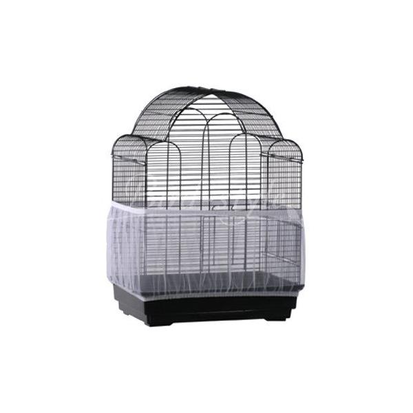 鳥さんの餌の食べ散らかしは飼い主さんの大きな悩み。できればノーメスフィーダーを取り付けたいけれど、ケージの形やサイズがうまく合わなくて…という方にお勧めの手軽に使える「餌飛び散り防止ネット」です。ケージの四方をカバーするネットはメッシュ素材...