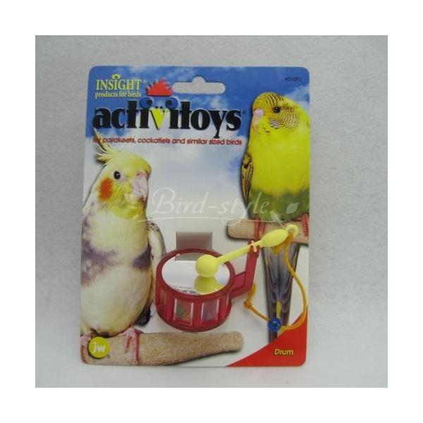 インコ 鳥 おもちゃ/バードトイ・ドラム : 鳥グッズの店 Bird-style