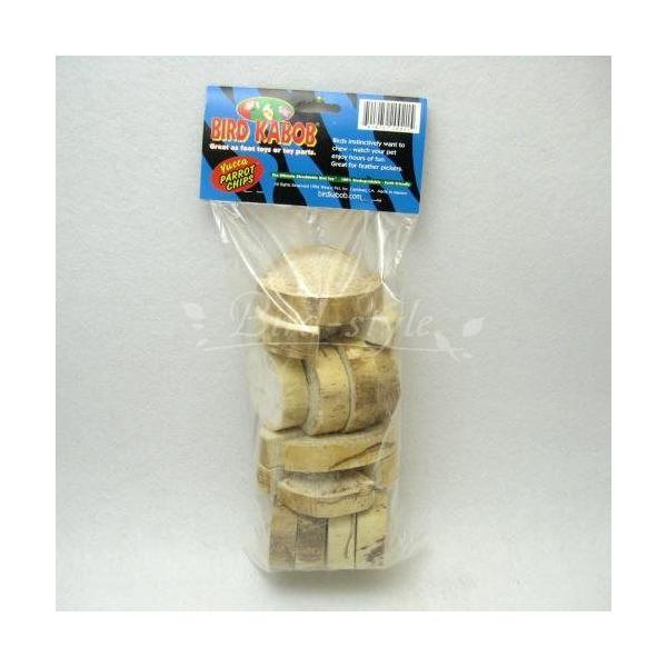 柔らかく噛みごたえのあるユッカが20ピース入ったお得な袋です。そのままつかんでかじったり、手作りおもちゃのパーツにしたり。中型〜大型の鳥さんはきっと気に入ってくれると思います。たくさん入っているから、いろんな用途に使えますね！※ユッカ…北ア...