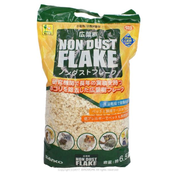 研究機関で長年の実績を持つホコリを除去した広葉樹フレーク北欧産広葉樹材を高温乾燥で殺菌、吸臭性にも優れ、ホコリを徹底的に除去しました。ペットや飼育者、環境にも優しい低アレルギーな広葉樹の敷材です。 メーカー/三晃商会内容量/約6.5?原材料...