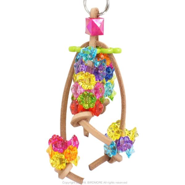 [Release date: September 17, 2018]ALOHA HEAVEN のおもちゃに使用されている金属パーツ（リング、チェーン、ベル等）は、全てステンレス製となっております。キラキラと輝くお花の形のパーツが可愛いおもち...