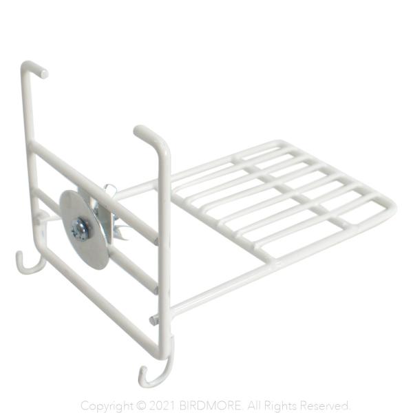 小鳥、小動物用ケージの外側に、クリップスタンド太陽NEO を簡単取り付け！設置に悩むクリップスタンド用の取付ステーです。メーカー/ビバリア原材料/スチールサイズ/幅87×奥行83×高さ130ｍｍ原産国/中国●注意事項●・本製品は、ペット飼育...